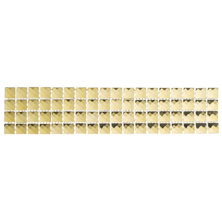 Andova Tiles SAMPLE Brilliance 1 x 1 Beveled Glass Mosaic Wall Tile Trim SAM-ANDBRI616